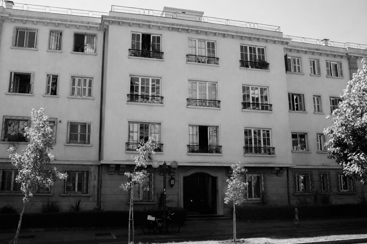 Restauración de fachada edificio Pocuro