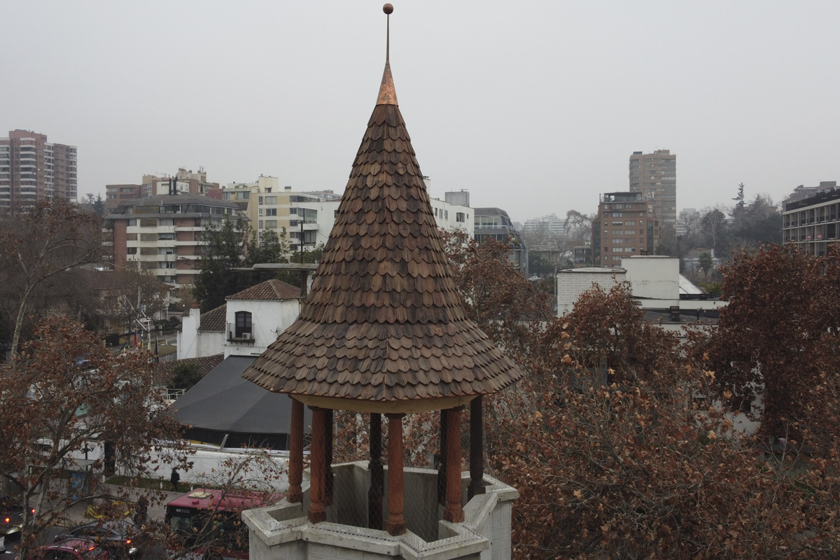 Reconstrucción Chapitel Pabellón Smith Solar