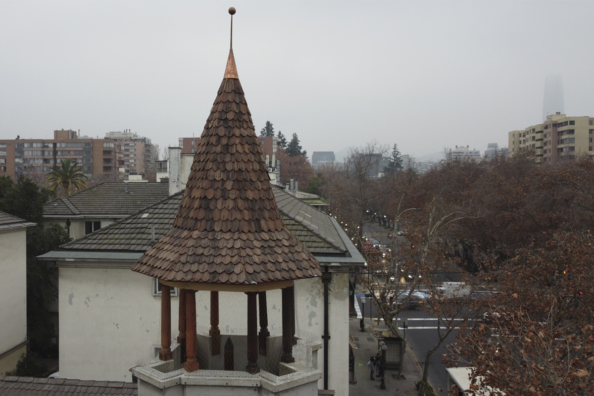Reconstrucción Chapitel Pabellón Smith Solar