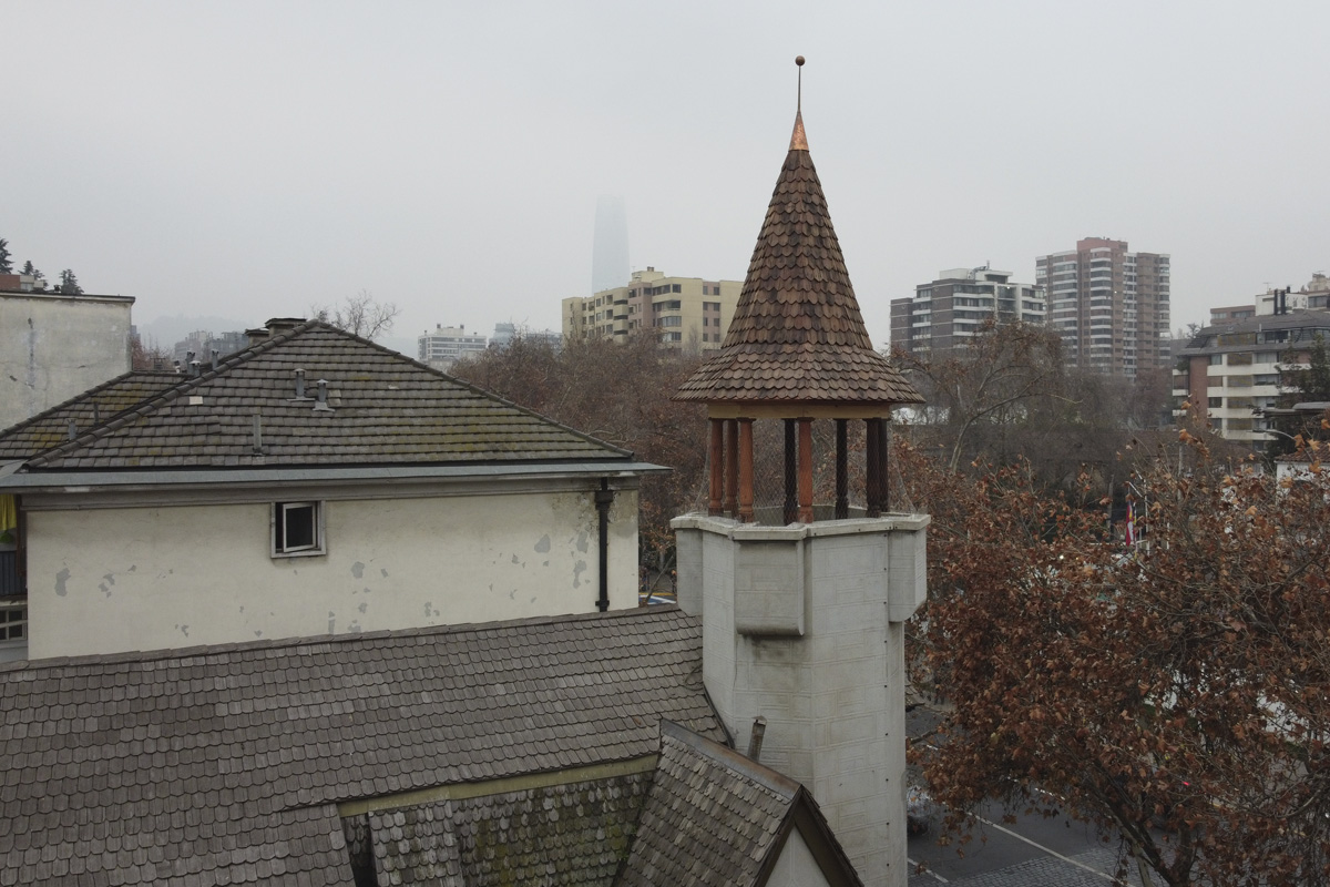 Reconstrucción Chapitel Pabellón Smith Solar