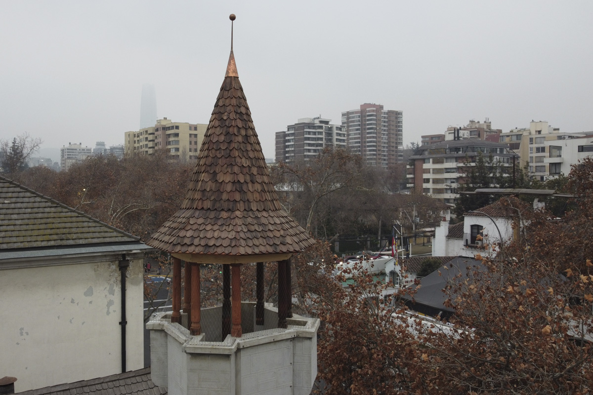 Reconstrucción Chapitel Pabellón Smith Solar